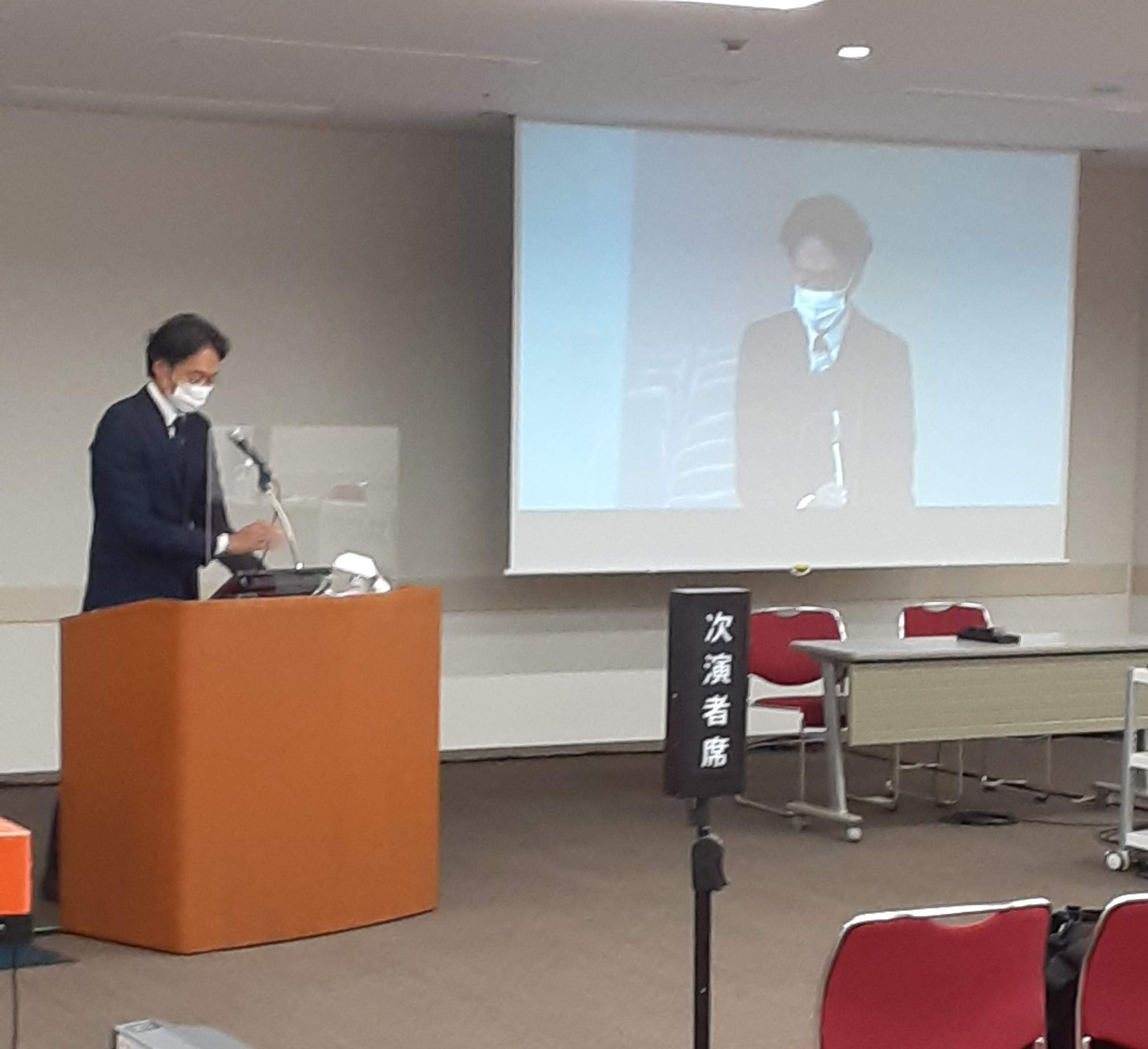 山谷先生ご講演の様子